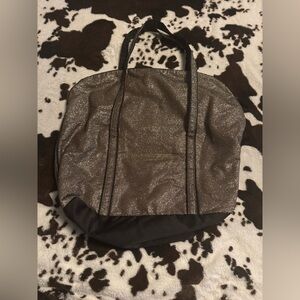 Victoria's Secret Shimmering Gold Weekender Tote